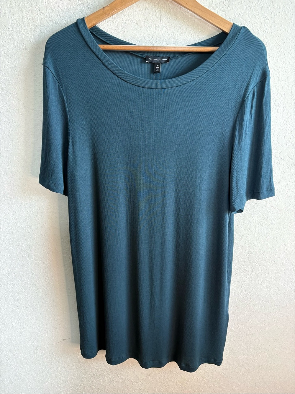 Universal Standard Teal Turquoise Short Sleeve Tencel Blouse NWT size 18-20